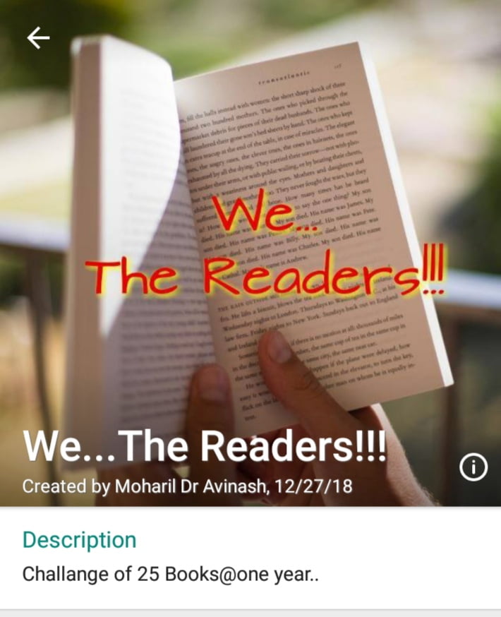 we...the readers What's App Group