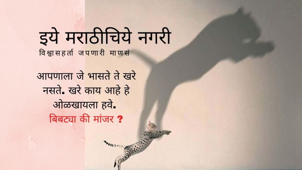Dnyneshwari article by Rajendra Ghorpade on Illusion