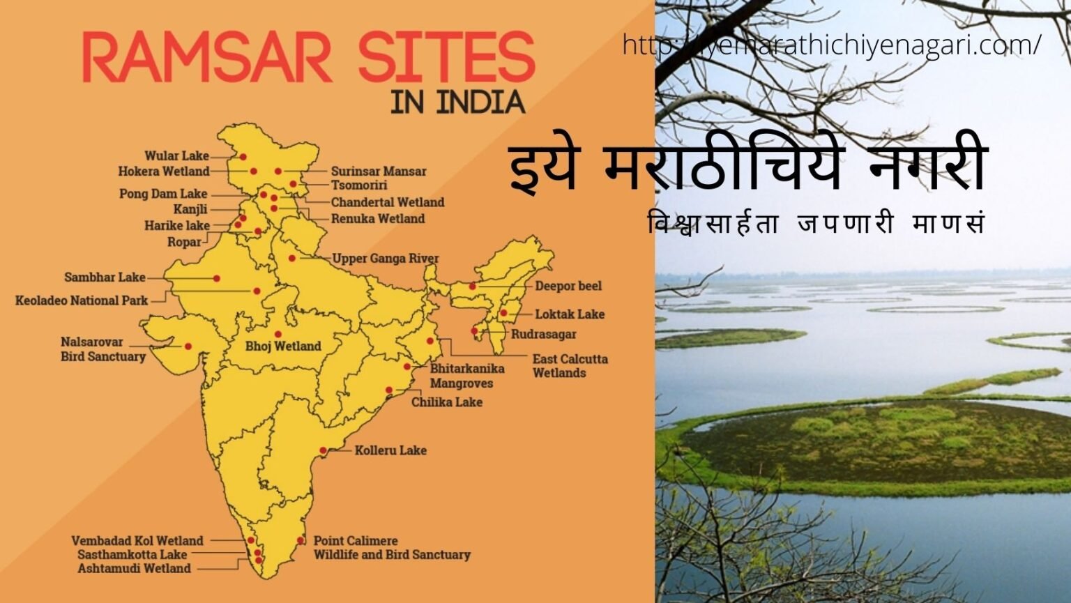 Know about Ramsar Sites in India