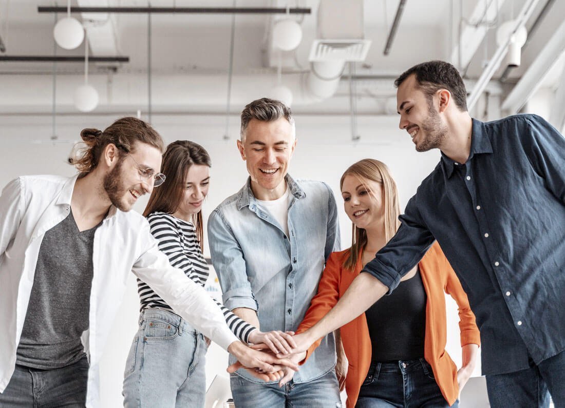 Great things in business are never done by one person. business office teamwork meeting collaboration corporate