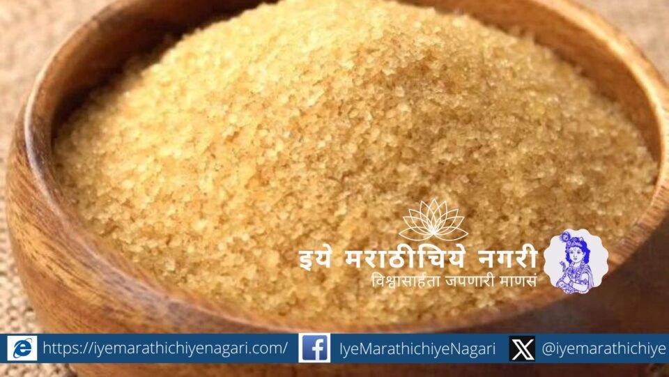 Visual showing Khandsari production and policy changes under Sugar Control Order 2025 in India.