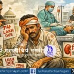 Maharashtra farmer protest highlighting debt crisis, MSP failure and exploitation by moneylenders