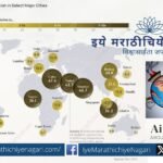 Illustration showing global effort to fight air pollution for clean air and future generations