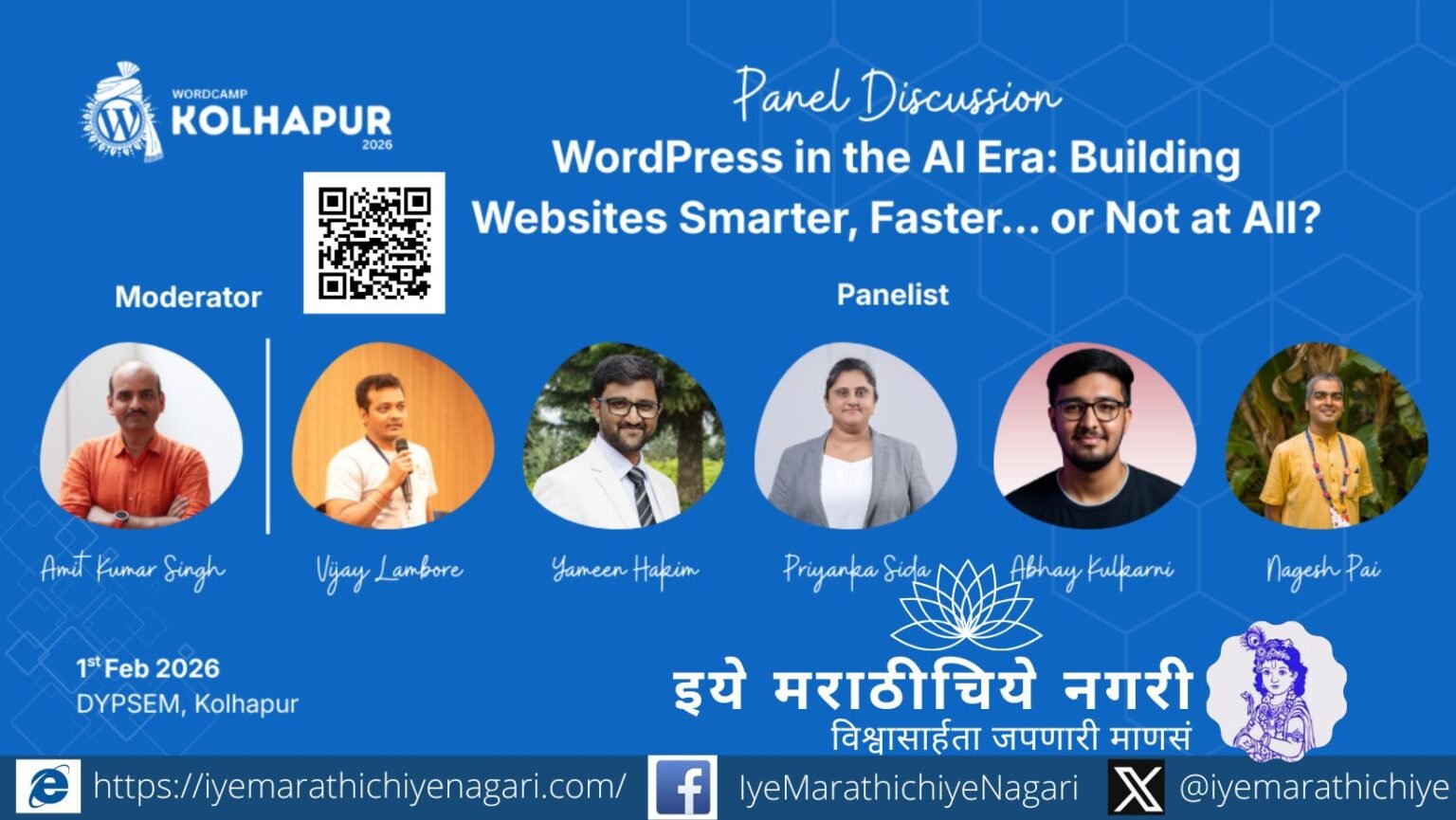 Panel discussion at WordCamp Kolhapur on AI era and future of WordPress developers