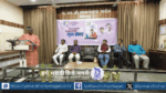 Speakers discussing Marathi language and literature during Marathi Language Day seminar at Chikode Library in Kolhapur.