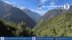 Trekkers walking toward Tengboche through rhododendron forests with snow-covered Himalayan peaks on the Everest Base Camp trail in Nepal.