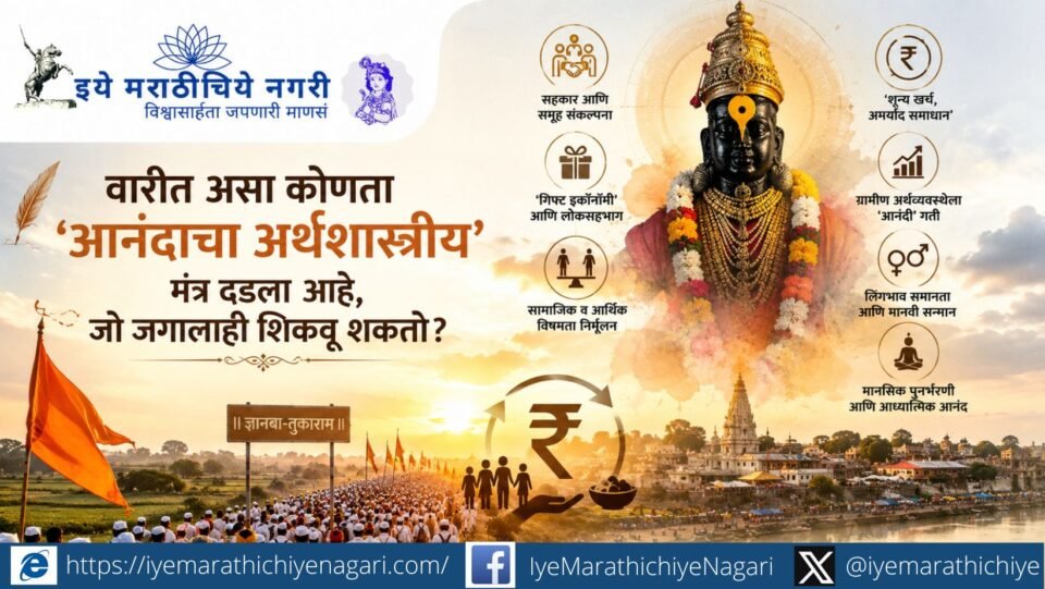 Discover how Maharashtra's Wari exemplifies the economics of happiness through cooperation, social capital, equality, rural development, and spiritual well-being.