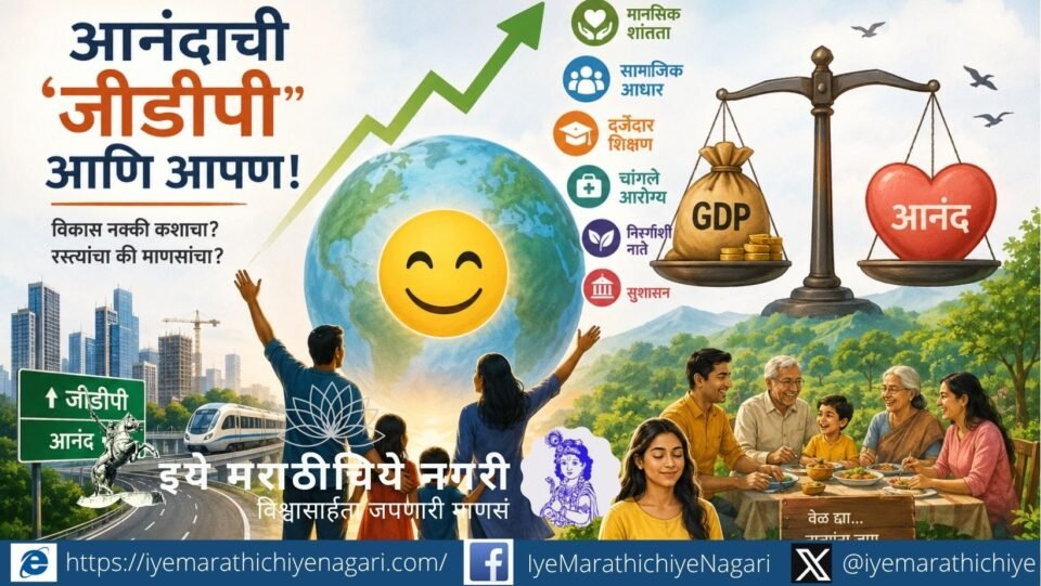 GDP and infrastructure may measure economic growth, but true development also depends on happiness, mental peace, social support and quality of life.