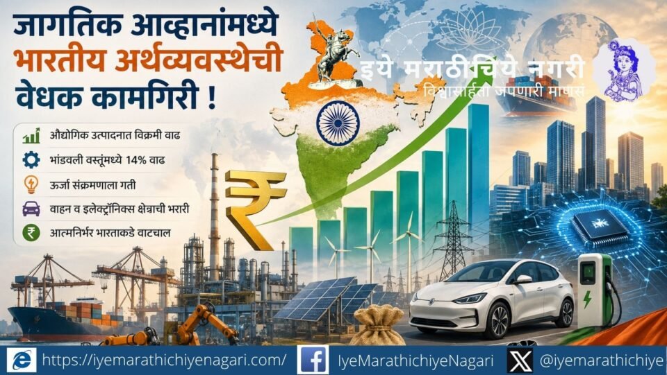 India's economy shows remarkable resilience amid global uncertainty, with strong industrial growth, rising investment, technology, energy transition and manufacturing momentum.