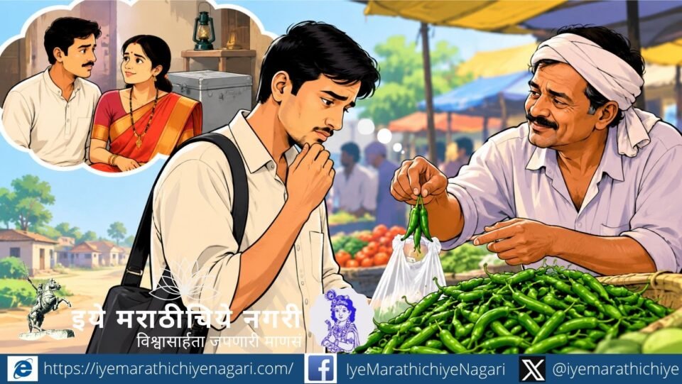 वघ्या २५०० रुपयांच्या पगारात सुरू झालेला संसार, कंत्राटी ग्रामसेवकाची धडपड आणि ‘छटाक मिरच्या’चा प्रसंग आयुष्यभराची आठवण व संघर्षाची जिद्द देऊन गेला.
