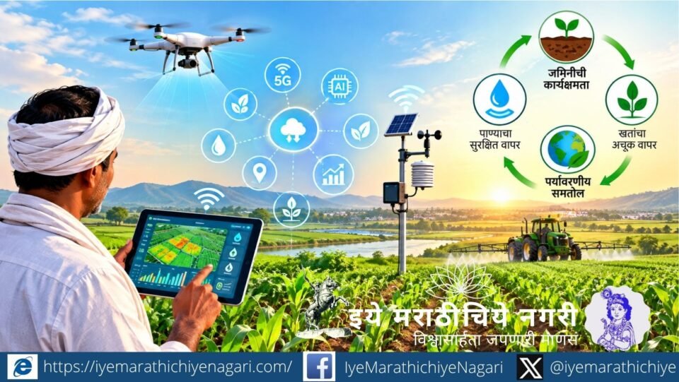 चीनमधील संशोधनानुसार डिजिटल अर्थव्यवस्था, AI, IoT, ड्रोन आणि बिग डेटा शेतीतील संसाधनांचा कार्यक्षम वापर वाढवून पर्यावरणपूरक शेतीला चालना देऊ शकतात.