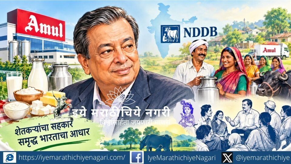 डॉ. वर्गीस कुरियन यांनी अमूल, सहकार, व्यावसायिक व्यवस्थापन आणि ऑपरेशन फ्लडच्या माध्यमातून भारताची श्वेतक्रांती घडवली. ग्रामीण उत्पादकांच्या सक्षमीकरणाचा त्यांचा वारसा.