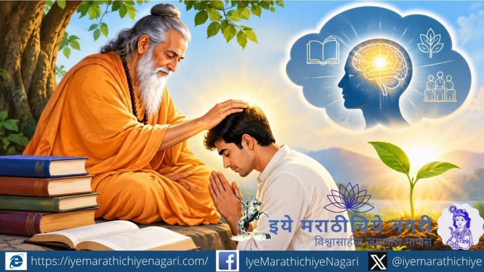 ज्ञानेश्वर माऊली सांगतात, गुरुकृपा झाली की ऐकलेले-वाचलेले ज्ञान जीवनात उतरते. प्रयत्नांना यश आणि ज्ञानाला अनुभव देणाऱ्या गुरुकृपेचे रहस्य या ओवीतून उलगडते.
