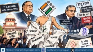 election-commission-credibility-tn-seshan-gyanesh-kumar एसआयआर, मतदार यादीतील नावांची वगळणी आणि निष्पक्षतेवरील प्रश्नांमुळे निवडणूक आयोग चर्चेत. डॉ. सुकृत खांडेकर यांनी टी. एन. शेषन आणि ज्ञानेशकुमार यांच्या कार्यपद्धतीची केलेली परखड तुलना वाचा.