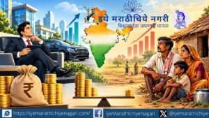 भारतातील श्रीमंत-गरीब आर्थिक दरी, संपत्तीचे केंद्रीकरण आणि घटत्या दारिद्र्याचे वास्तव दर्शवणारे अर्थविषयक चित्र