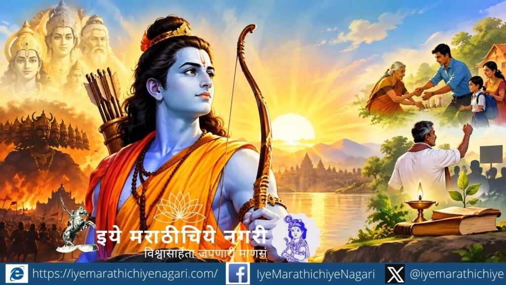 ज्ञानेश्वरीतील ओवी २५४ मधून रामाचे स्वरूप उलगडते. देवांचा मान पुनर्स्थापित करणारा आणि धर्माचा जीर्णोद्धार करणारा राम म्हणजे कर्तव्य, धैर्य व नीतीचा आदर्श.