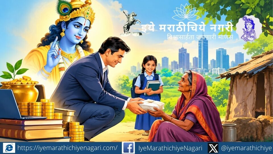 संपत्ती आणि दया यांचा संगम म्हणजे परमात्म्याची विभूती! ज्ञानेश्वरी अध्याय दहाव्यातील ओवीतून ऐश्वर्य, करुणा, सद्गुण आणि आध्यात्मिक जीवनाचा गूढ अर्थ उलगडून जाणून घ्या.